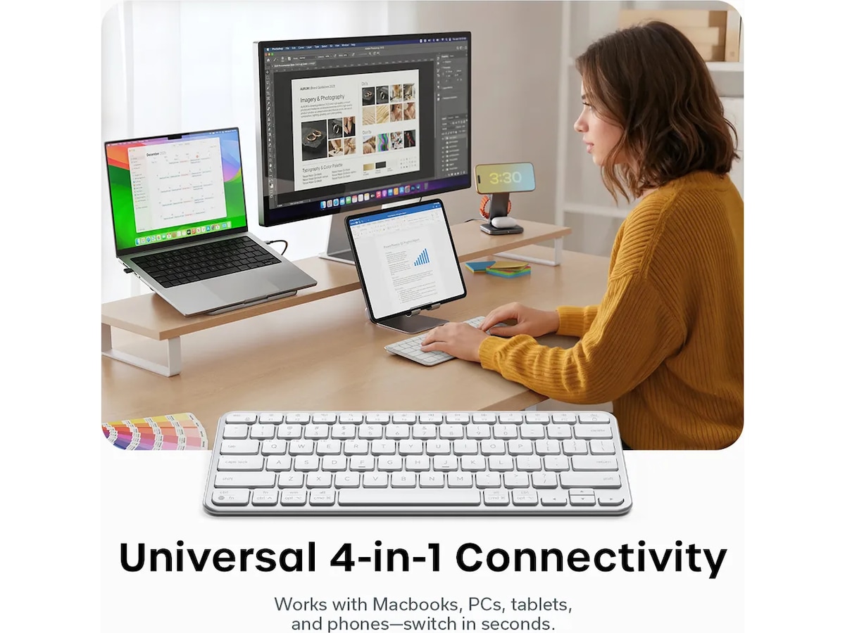 Satechi EX1 Slim trådløst tastatur nordisk layout Keyboards