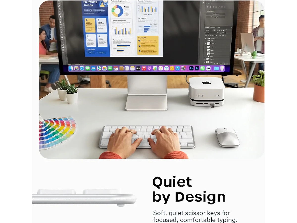 Satechi EX1 Slim trådløst tastatur nordisk layout Keyboards