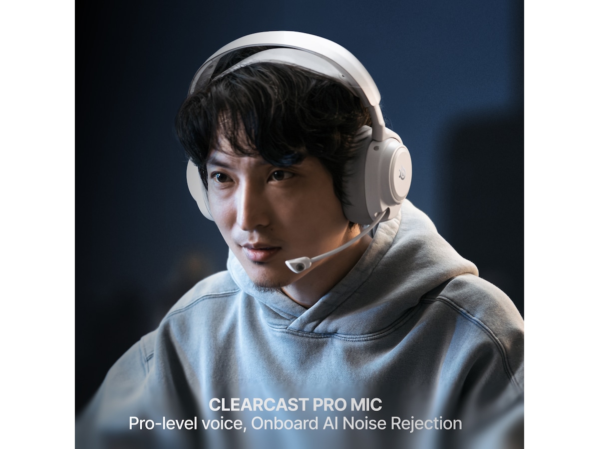 SteelSeries Arctis Nova Pro Omni trådløst gaming-headset (hvidt) Gamingheadset
