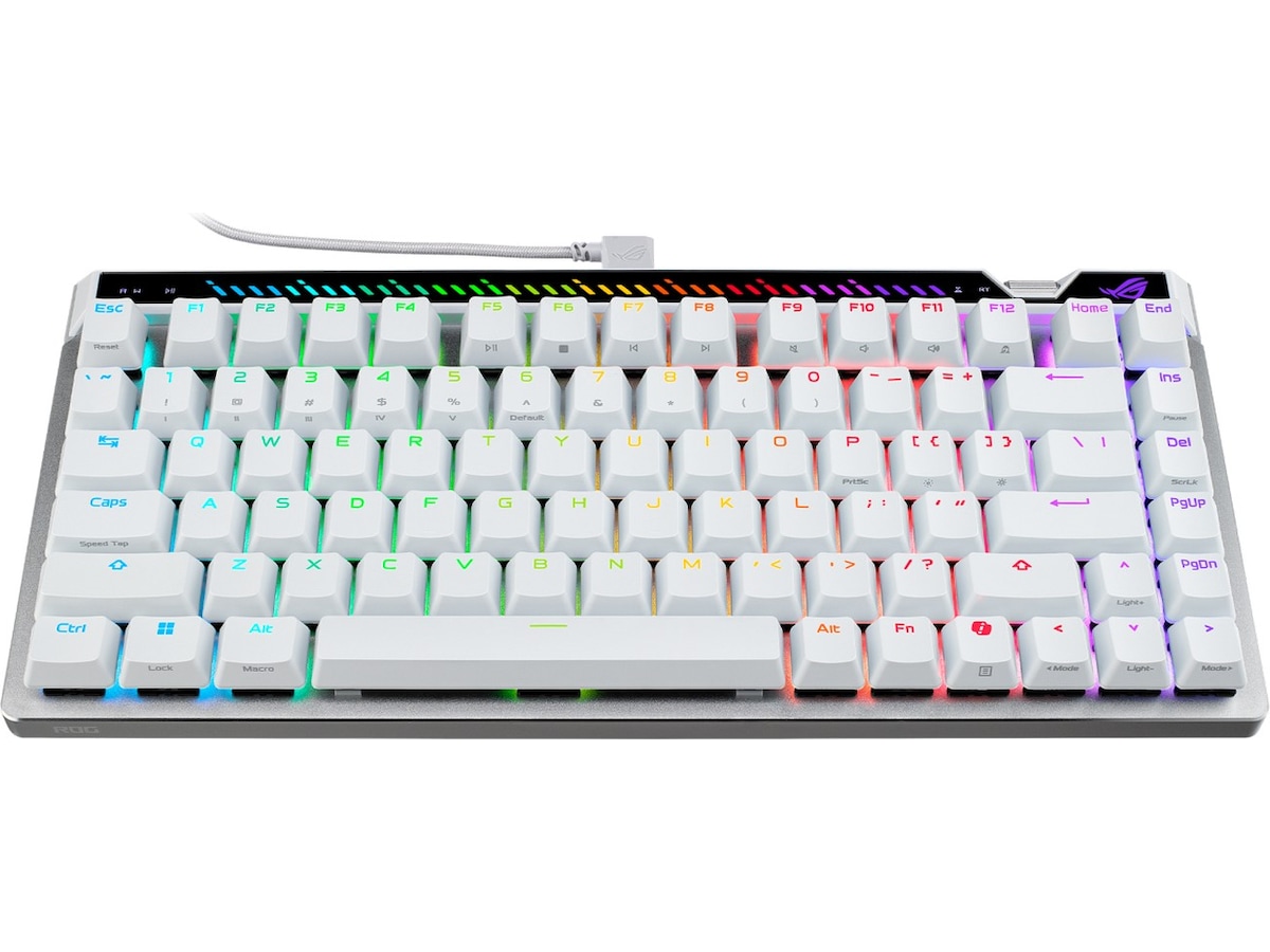 Asus ROG Falchion Ace 75 HE Gamingtastatur (hvid) Gamingkeyboard