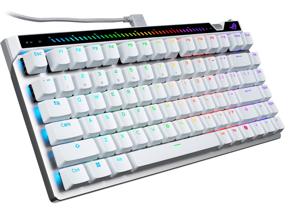 Asus ROG Falchion Ace 75 HE Gamingtastatur (hvid) Gamingkeyboard