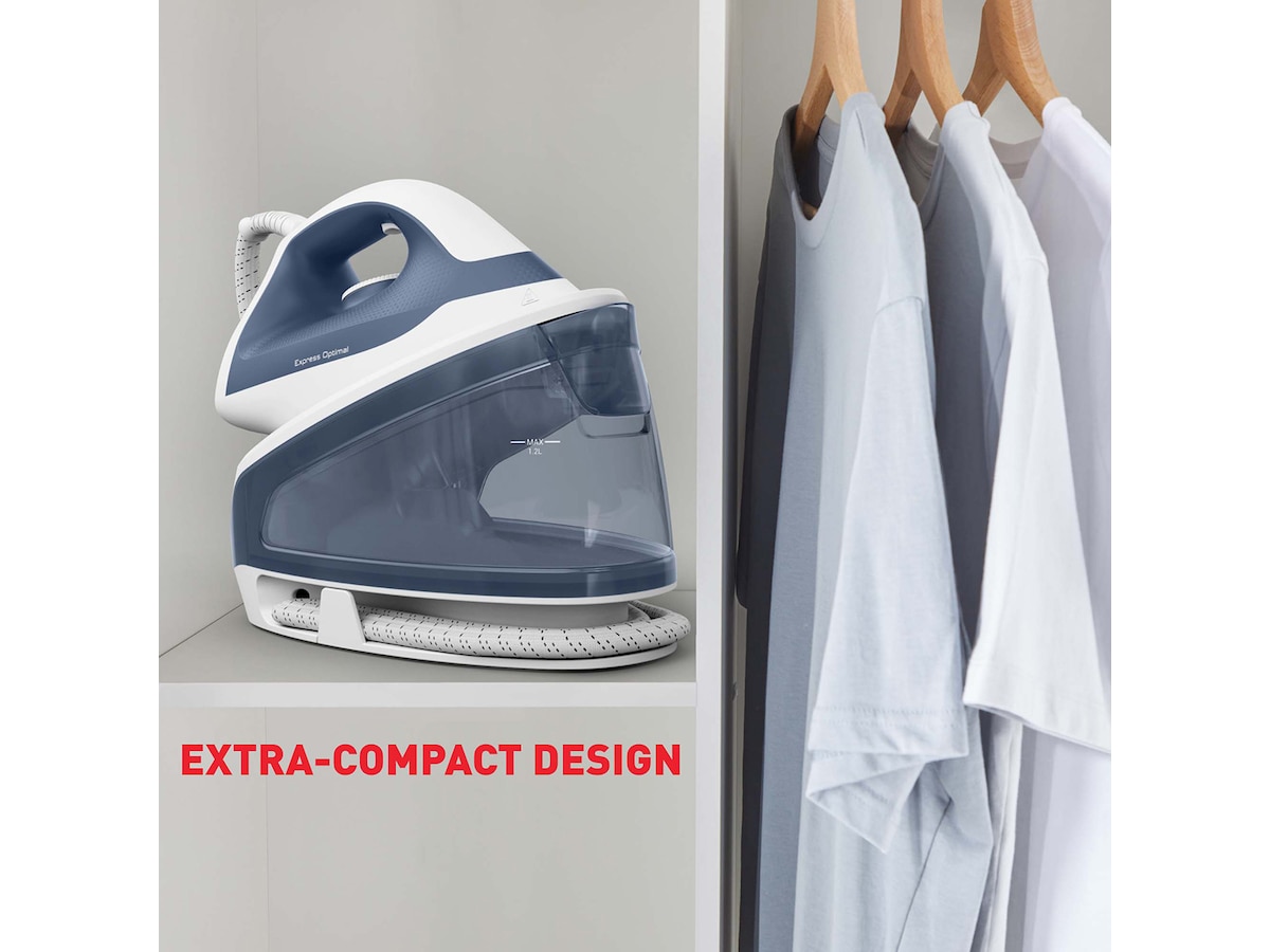 Tefal Express Optimal Blue SV4110E0 Dampstation 1,2L 2200W Tøjdampere