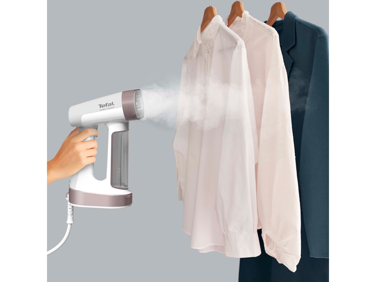 Tefal Pure Force 2in1 DT8720E0 1800 W (Hvid & Pink) Tøjdampere
