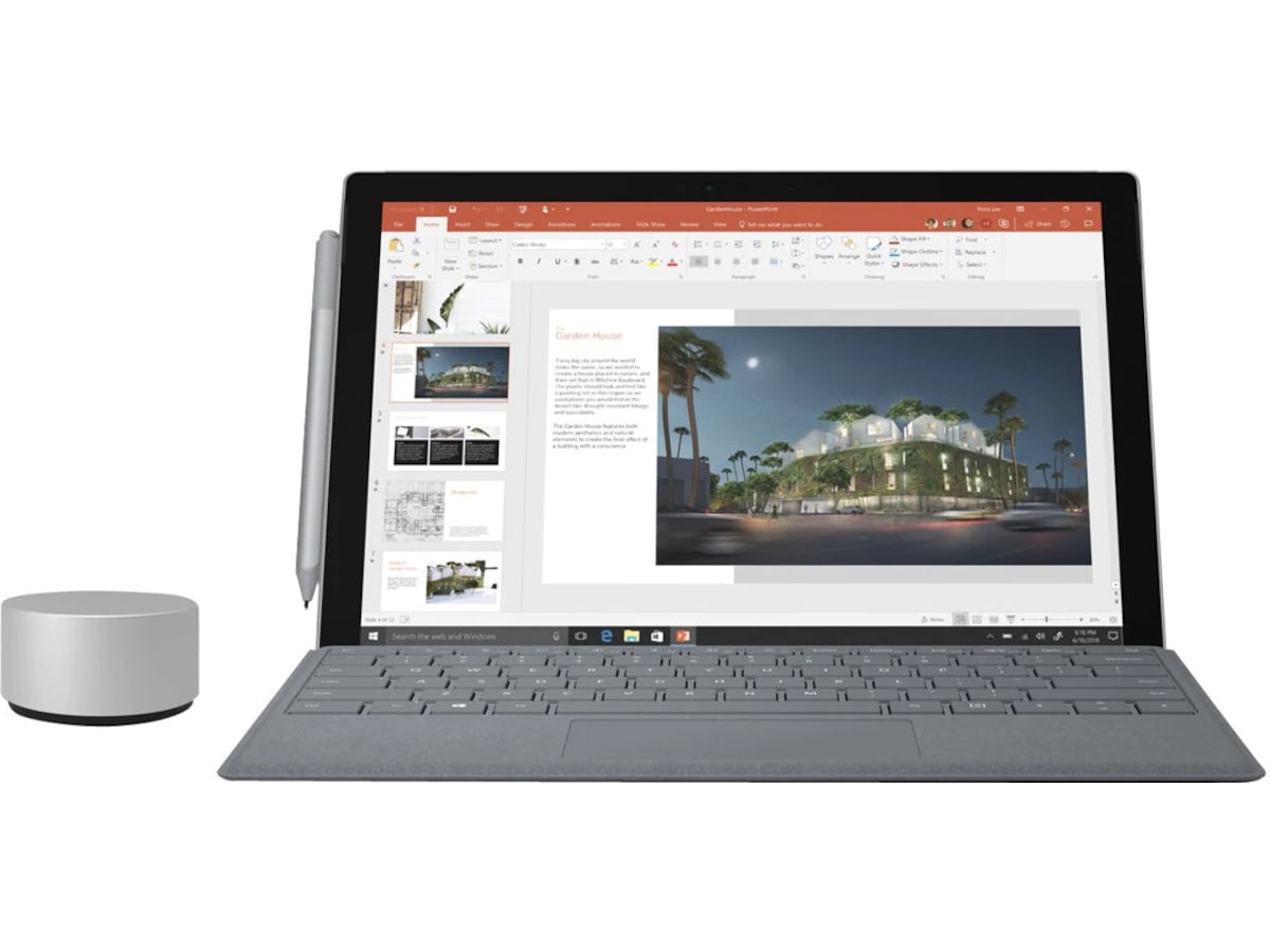 Microsoft Surface Pro 12" Copilot+ PC (platin) PC - Bærbar / laptop