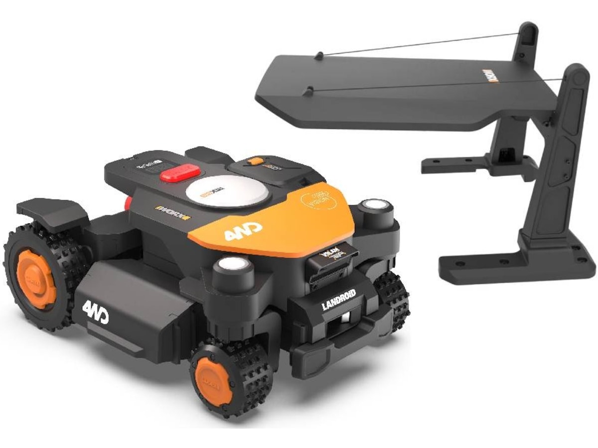 WORX WR342E Landroid Vision Cloud AWD + garasje Robotplæneklippere