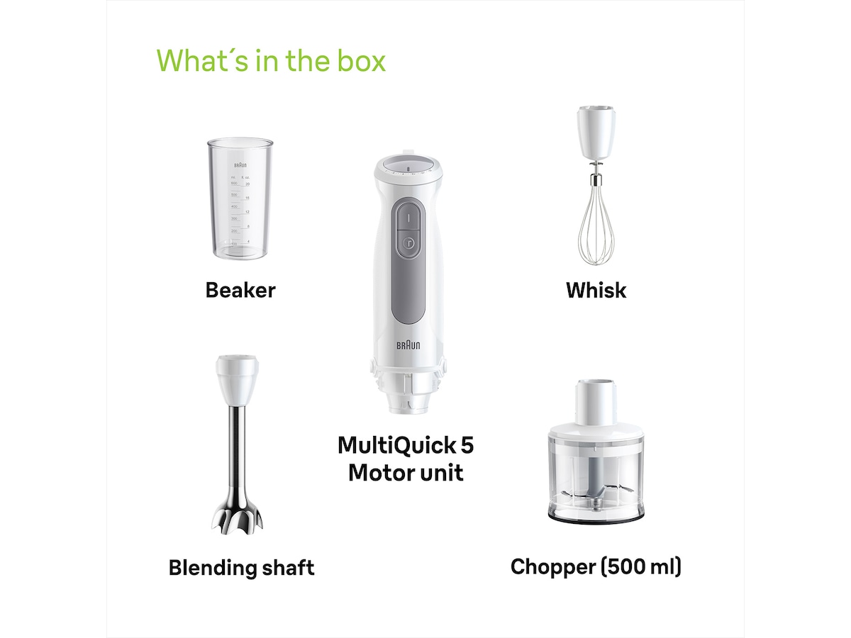 Braun Håndmikser MQ50.236.M Håndmixere & elpiskere