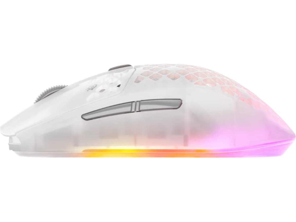 SteelSeries Aerox 3 WL Gen 2 trådløs gamingmus (ghost) Gamingmus