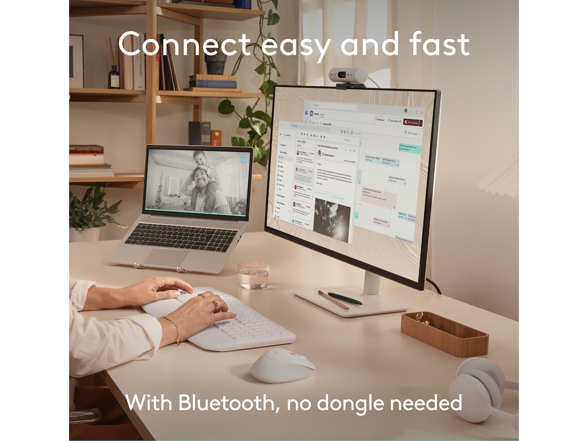 Logitech Signature Comfort M850 L trådløs mus (hvid) Mus