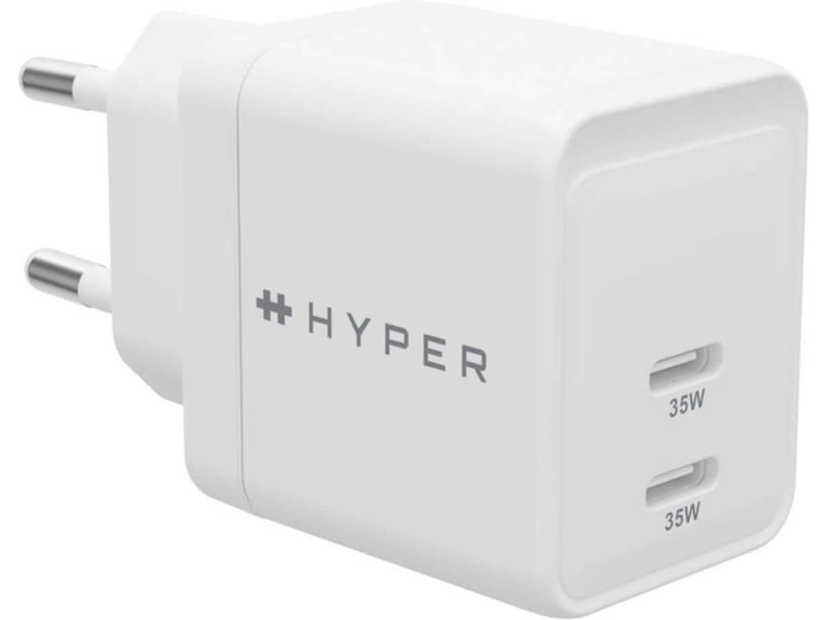 HyperJuice 35W USB-C GaN-lader (hvid) Mobilopladere