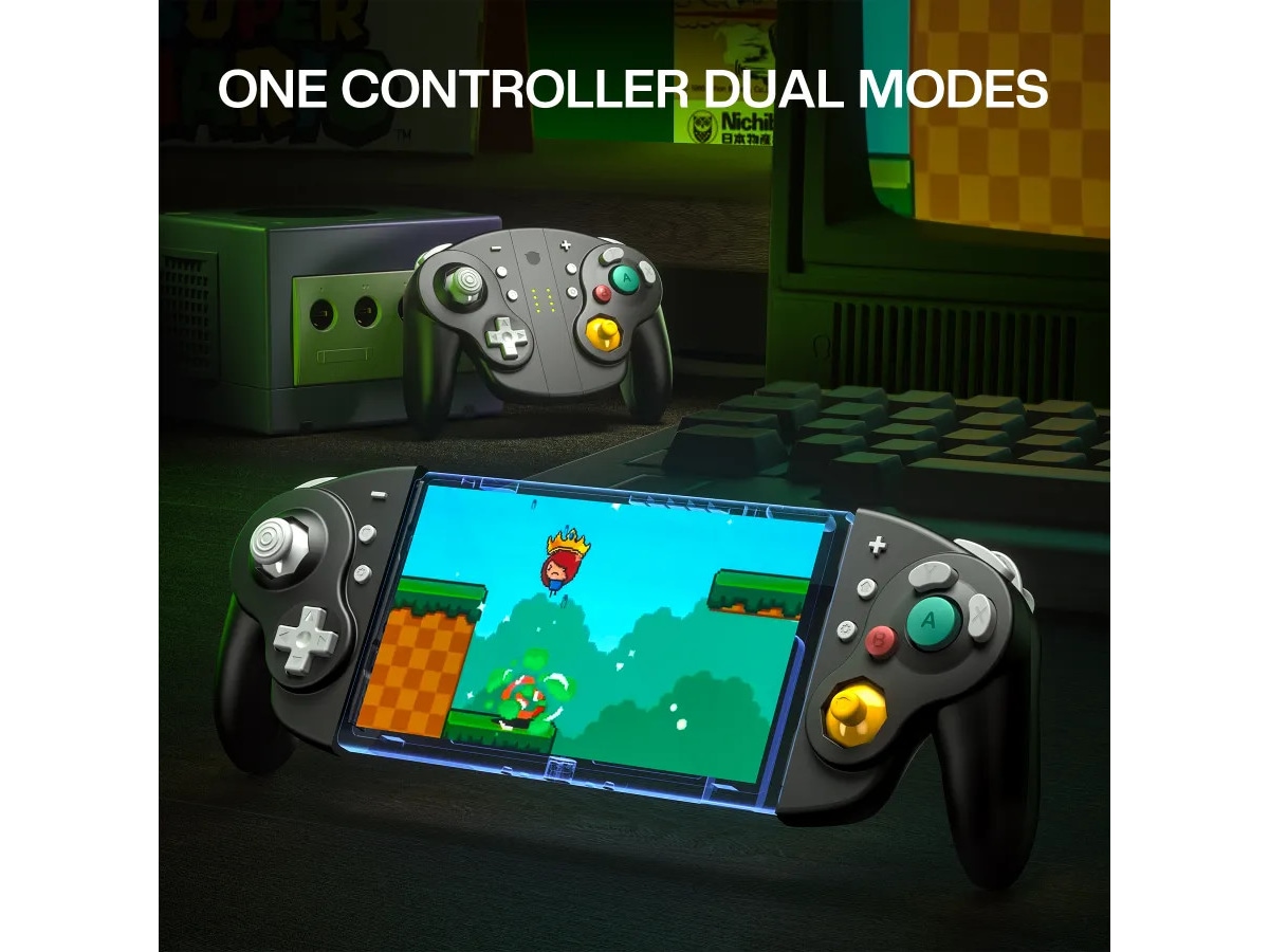 NYXI Wizard 2 Joy-Pad (sort) Tilbehør til spilkonsoller