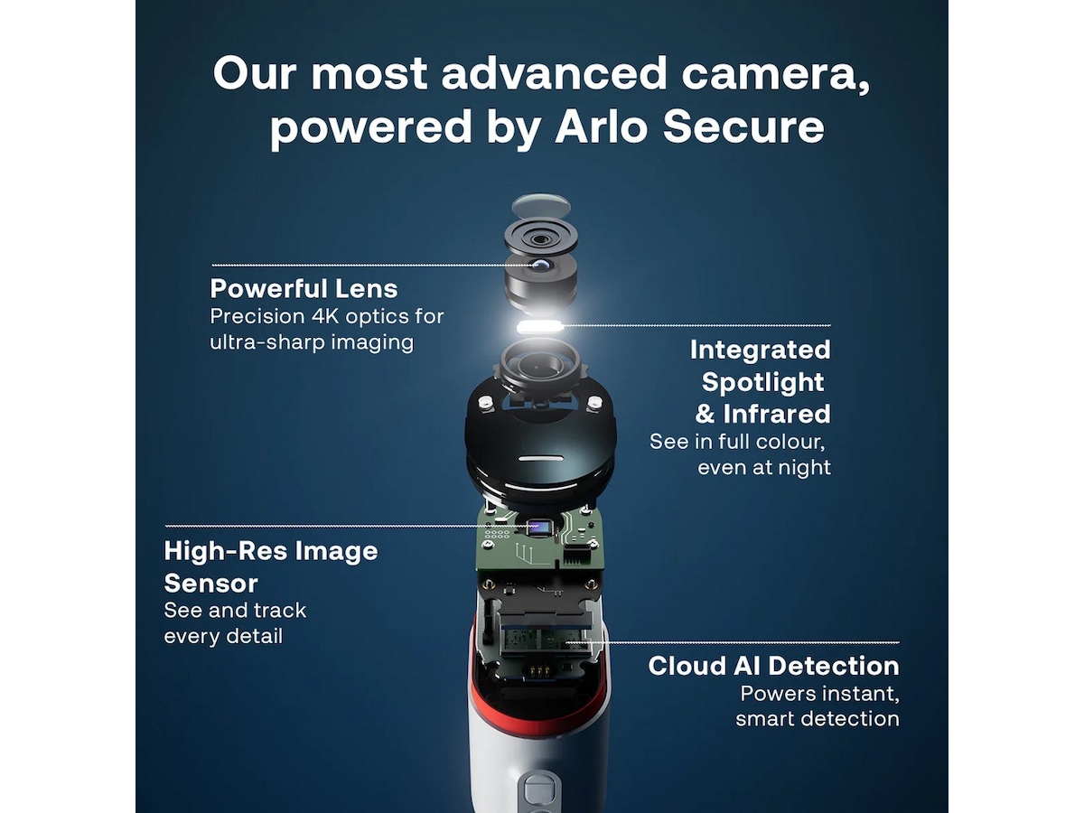 Arlo Ultra 3 4K overvågningskamera 4-pack Overvågningskameraer