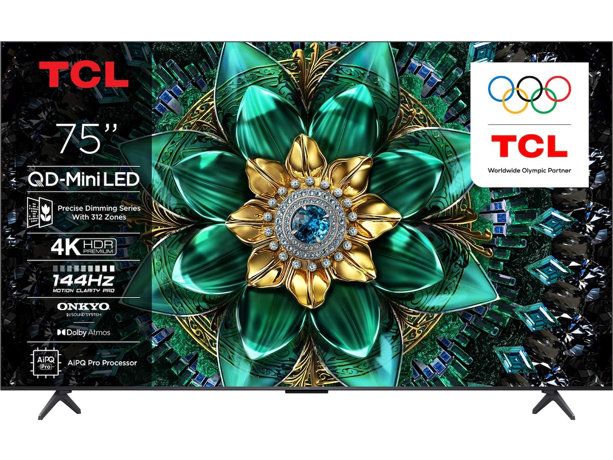 TCL 75" Q6C Premium QD-MiniLED TV (2026) 70 - 79 tommer TV