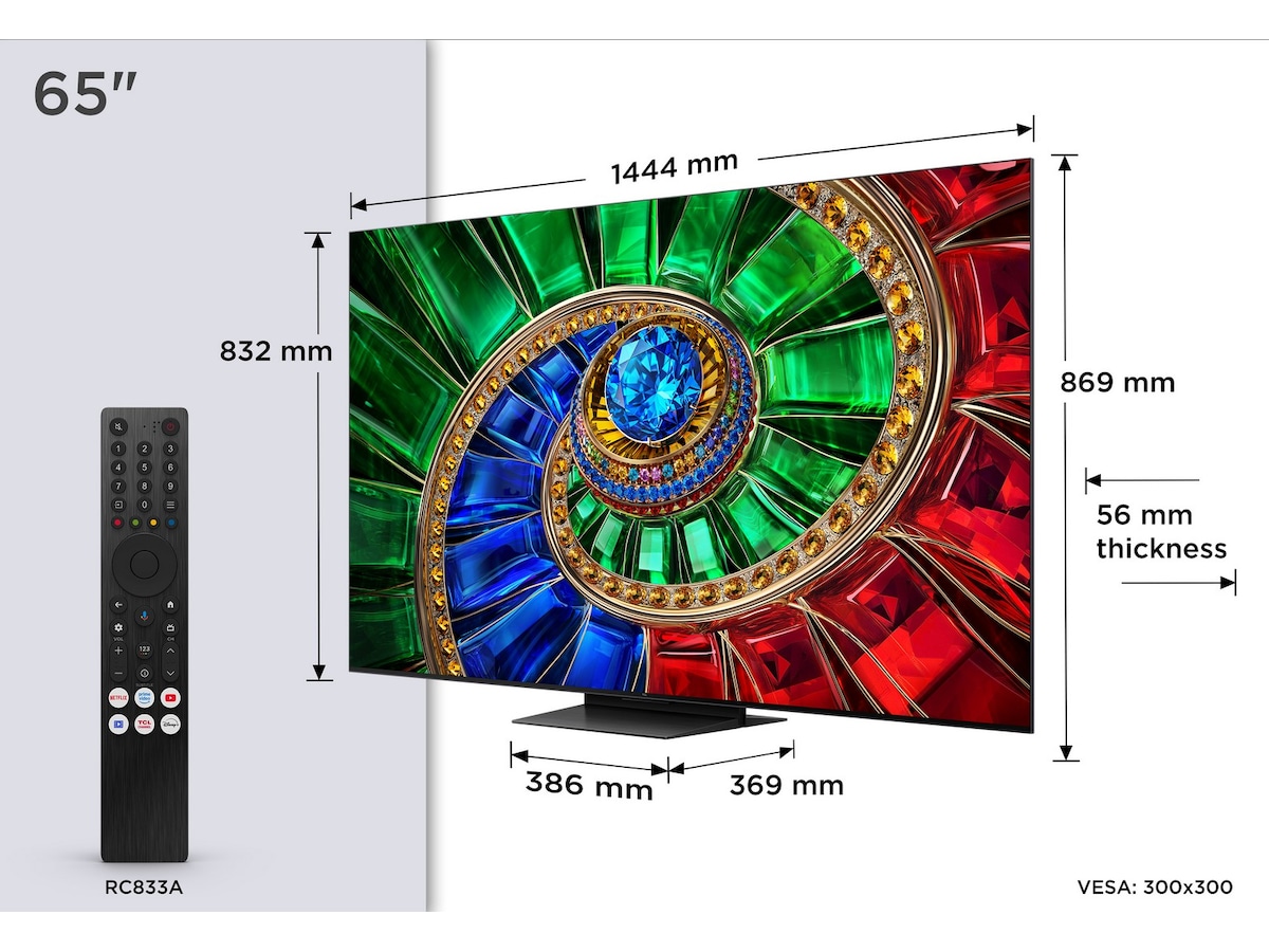 TCL 65" RM7L RGB-Mini LED Smart TV (2026) 60 - 69 tommer TV
