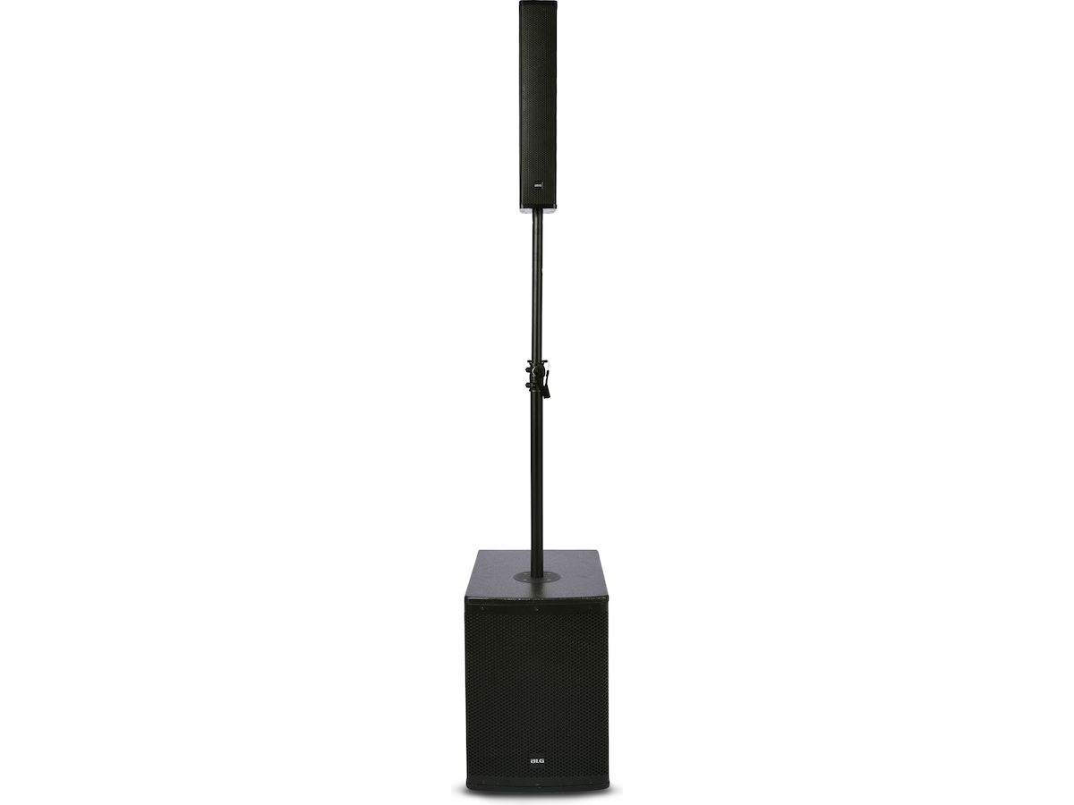 BLG Bluetooth PA-system 400W 2-vejs 10" Sub DSP 125dB Højttalere