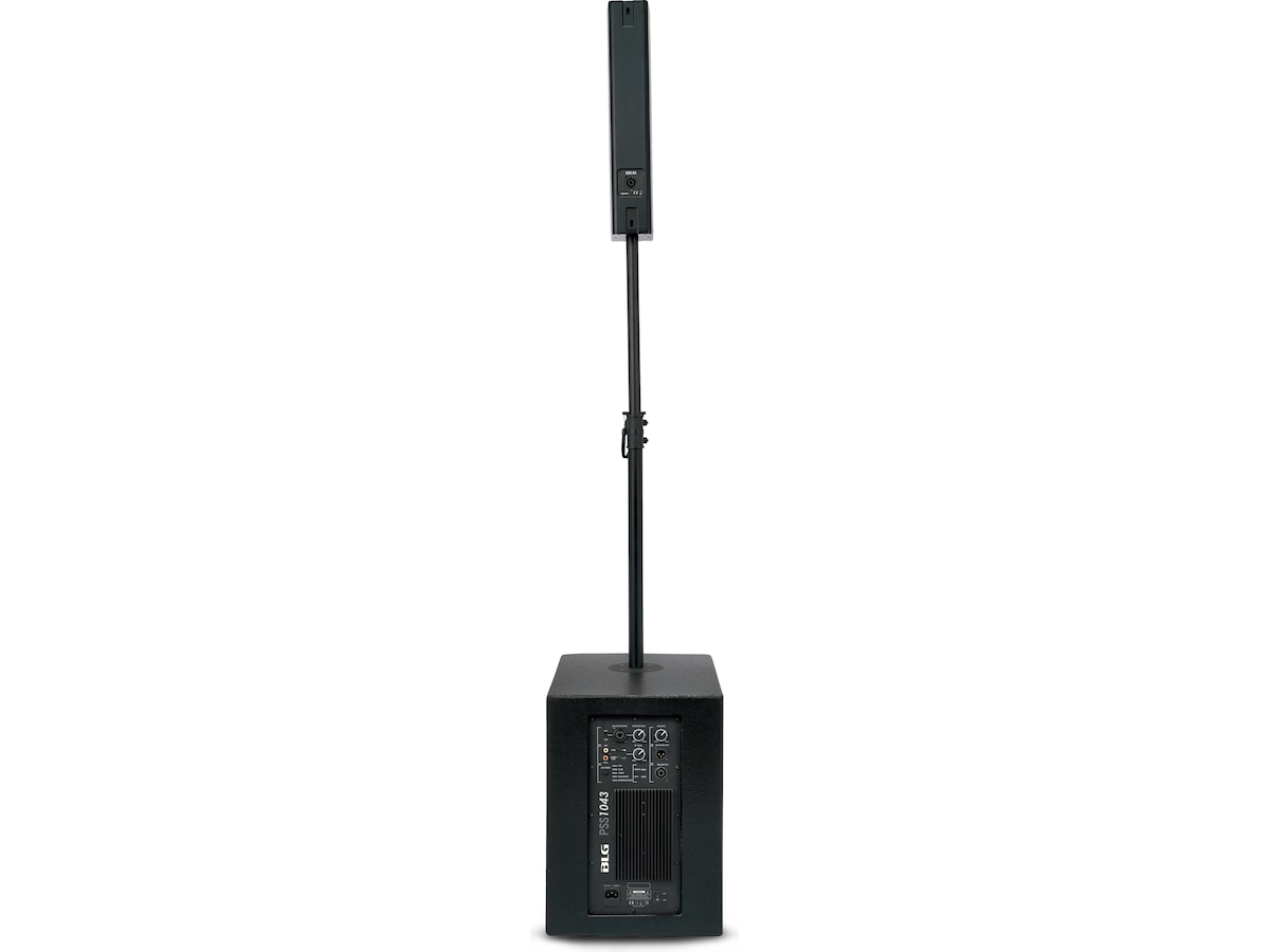 BLG Bluetooth PA-system 400W 2-vejs 10" Sub DSP 125dB Højttalere