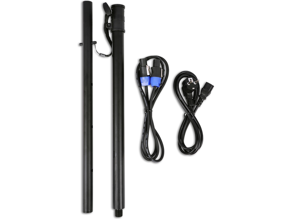 BLG Bluetooth PA-system 400W 2-vejs 10" Sub DSP 125dB Højttalere