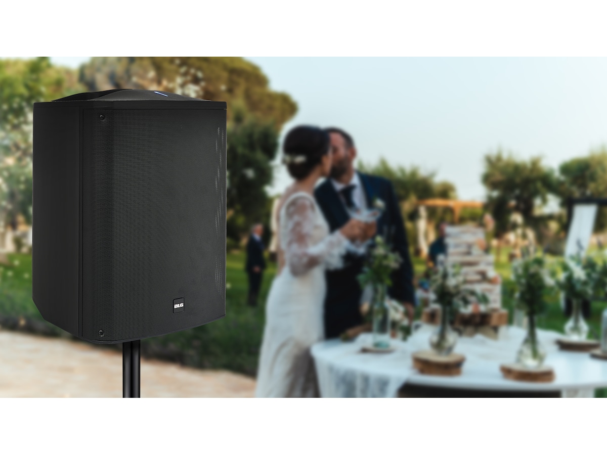 BLG 150W PA-system 10" Sub 2-vejs aktiv Højttalere