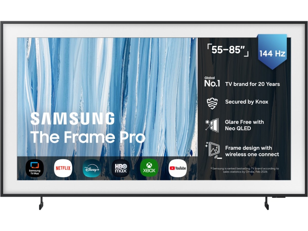Samsung 75" The Frame Pro Neo QLED 4K Mini LED Smart TV (2026) 70 - 79 tommer TV