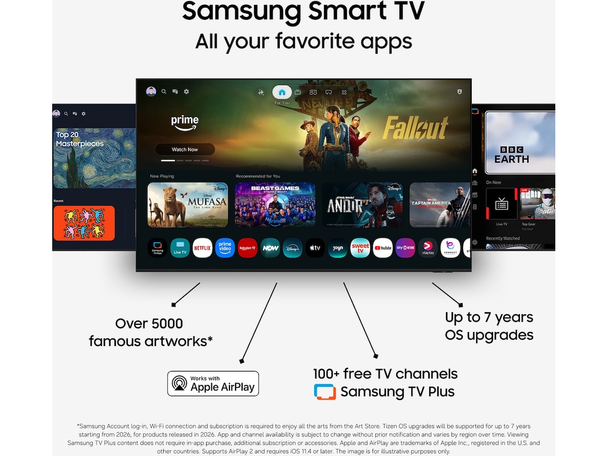 Samsung 75" The Frame Pro Neo QLED 4K Mini LED Smart TV (2026) 70 - 79 tommer TV
