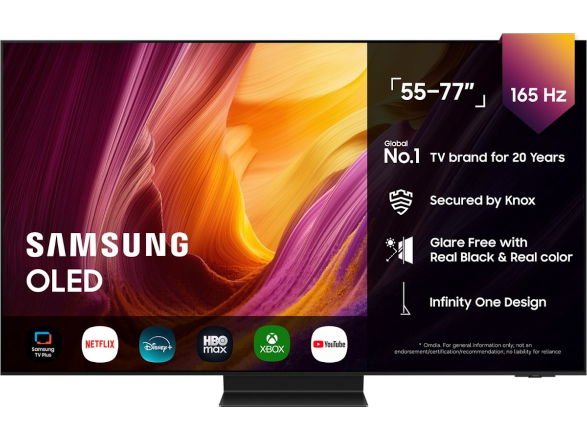 Samsung 65" S95H OLED 4K Smart TV (2026) 60 - 69 tommer TV