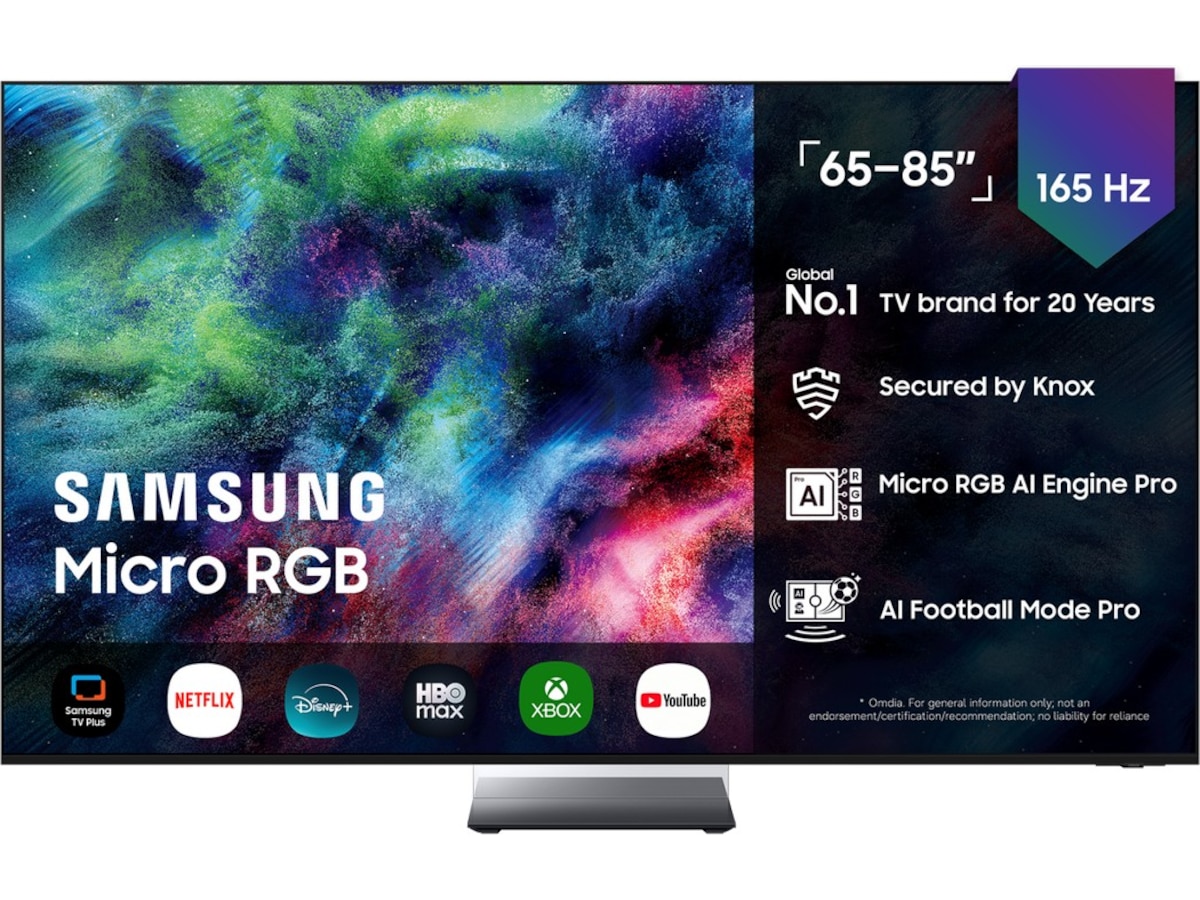 Samsung 75" R95H Micro RGB 4K Smart TV (2026) 70 - 79 tommer TV