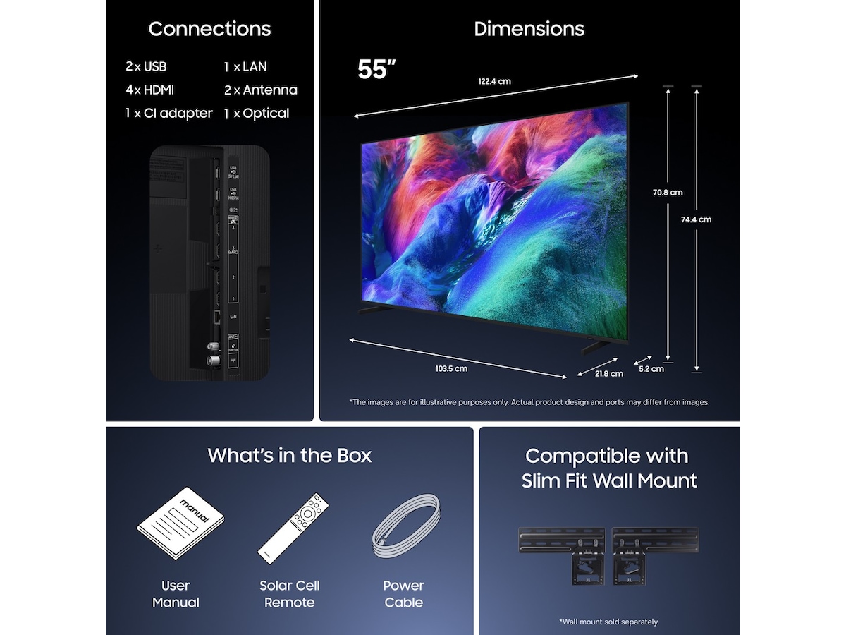 Samsung 55" R85H Micro RGB 4K Smart TV (2026) 50 - 59 tommer TV