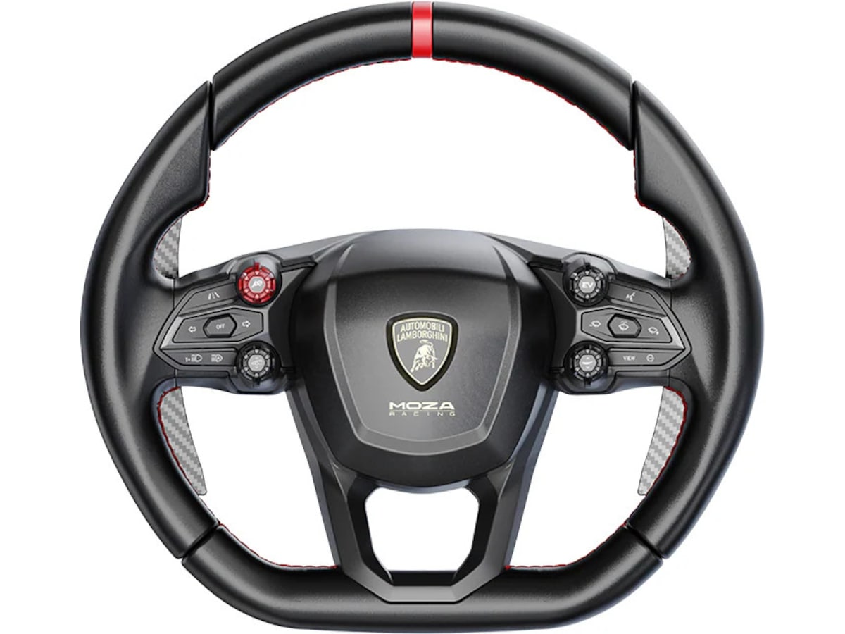 MOZA REVUELTO Lamborghini Sim Racing Wheel Rat og pedaler