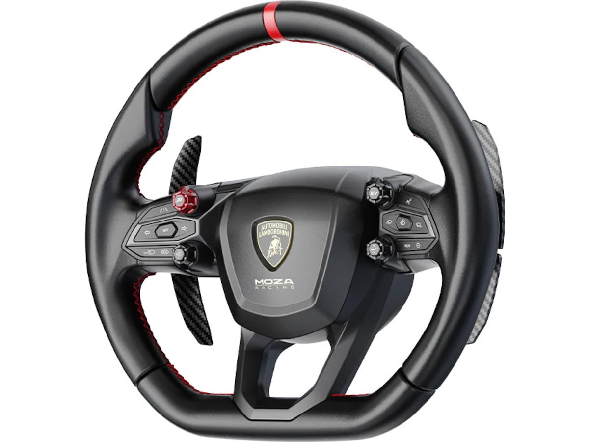 MOZA REVUELTO Lamborghini Sim Racing Wheel Rat og pedaler