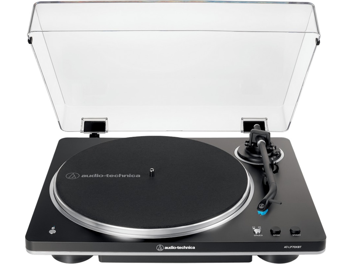 Audio-Technica AT-LP70XBTBS pladespiller (sort/sølv) Pladespiller