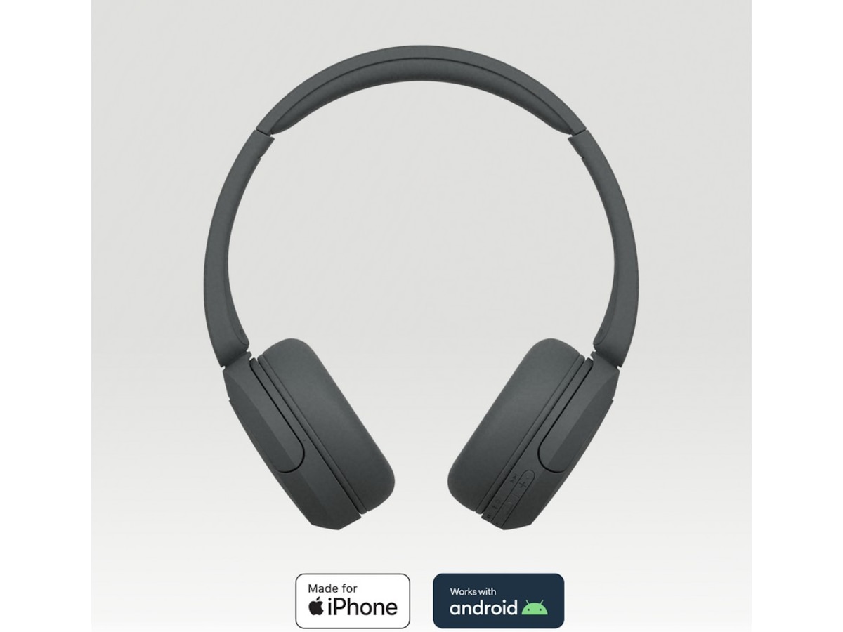 Sony WH-1000XM6 trådløse hovedtelefoner, Over-Ear (blå) + Sony WH-CH520 Høretelefoner