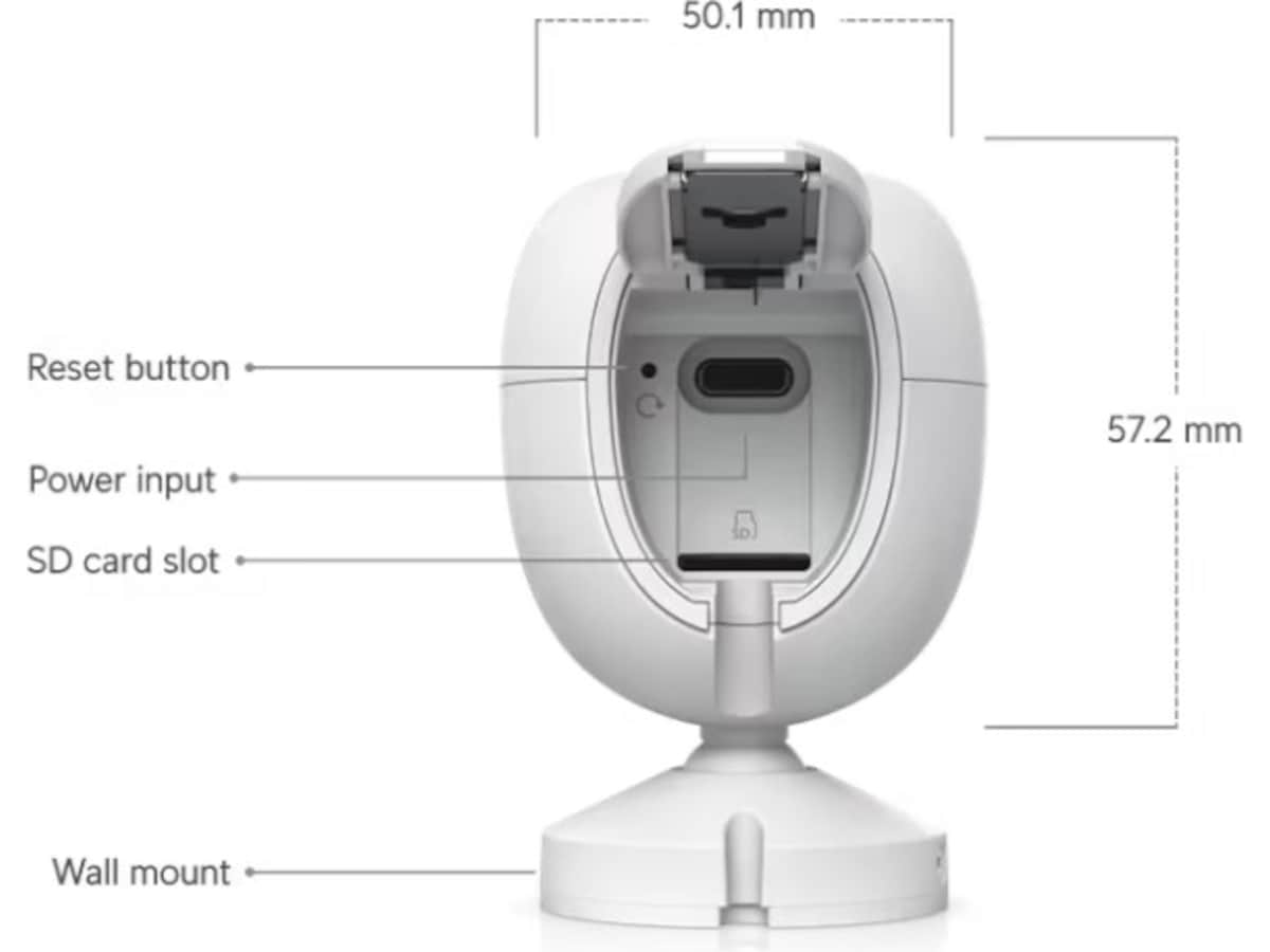 Ubiquiti G6 Instant 4K Overvågningskamera (hvid) Overvågningskameraer