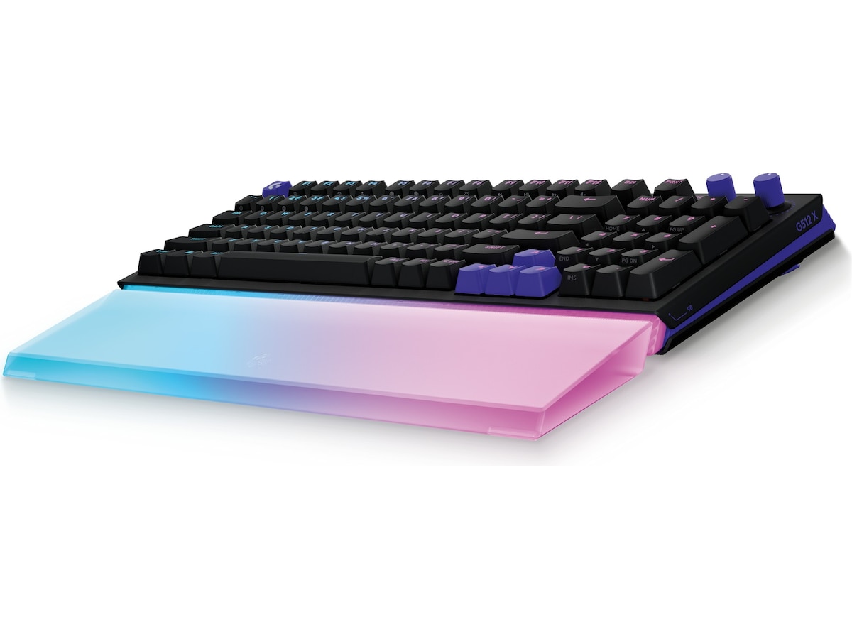 Logitech G G512 X 98 håndledsstøtte (gennemsigtig) Tilbehør til gaming tastatur og mus