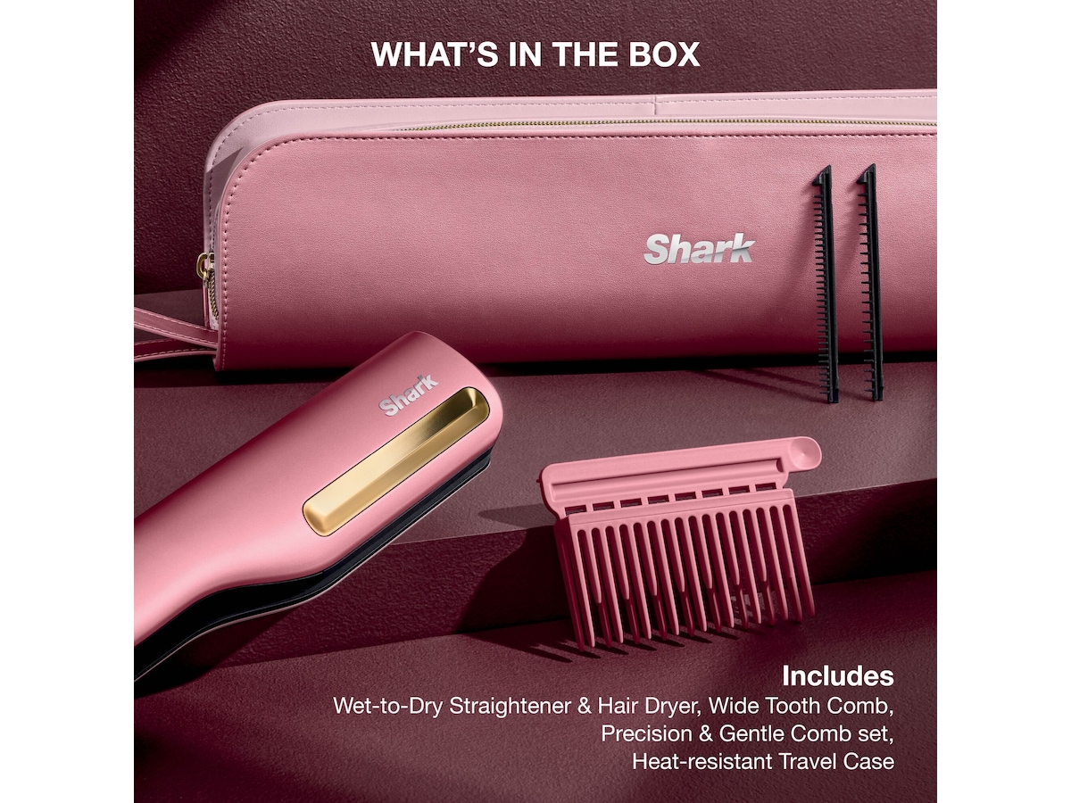 Shark HT401EUPK Silki Pro Straight rettetang (Pink) Hårpleje & styling