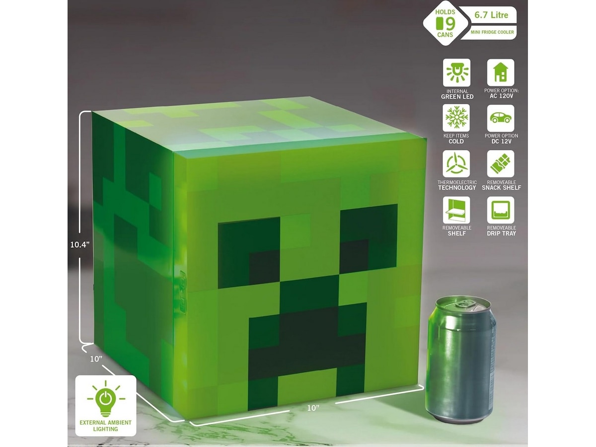 Minecraft Creeper Block Minikøleskab Minikjøleskap
