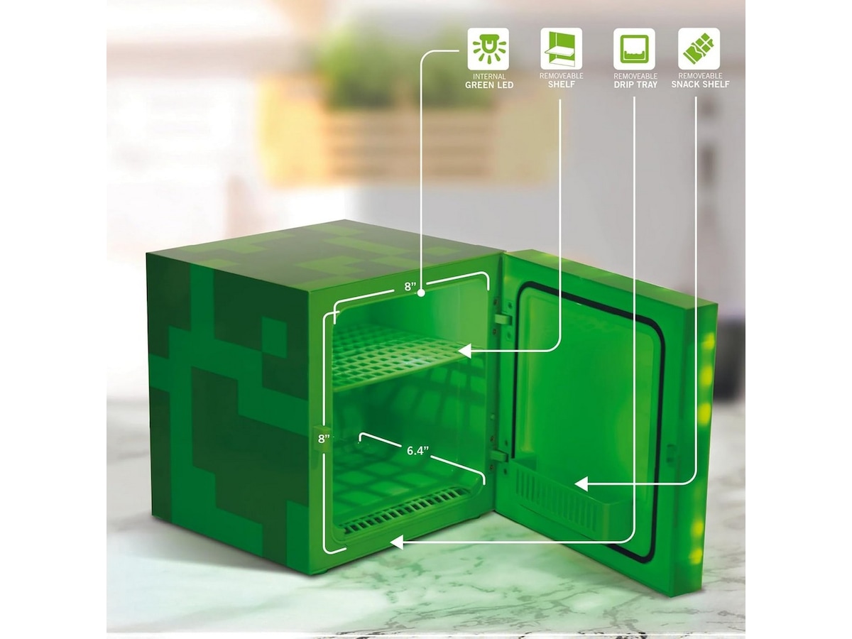 Minecraft Creeper Block Minikøleskab Minikjøleskap