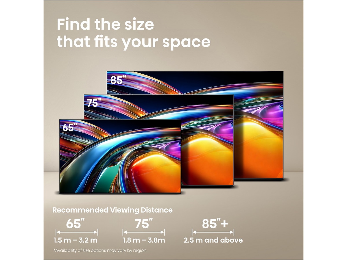 Hisense 75" UR9S RGB MiniLED 4K Smart TV (2026) 70 - 79 tommer TV