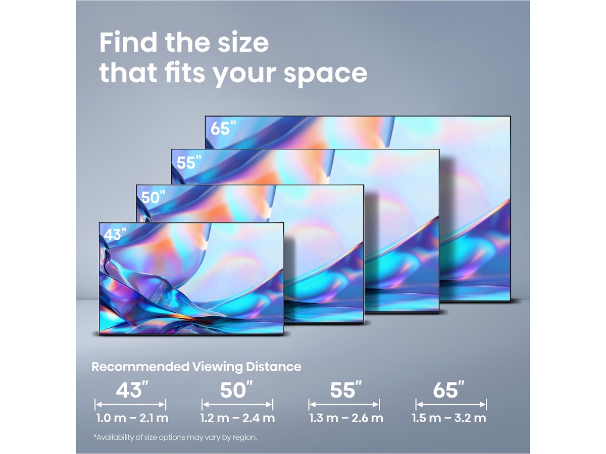Hisense 65" A7S QLED 4K Smart TV (2026) 60 - 69 tommer TV
