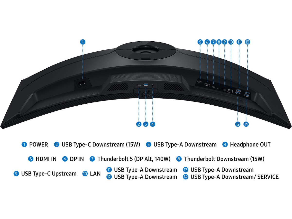 Samsung 40" curved skærm S40H85TH Skærme