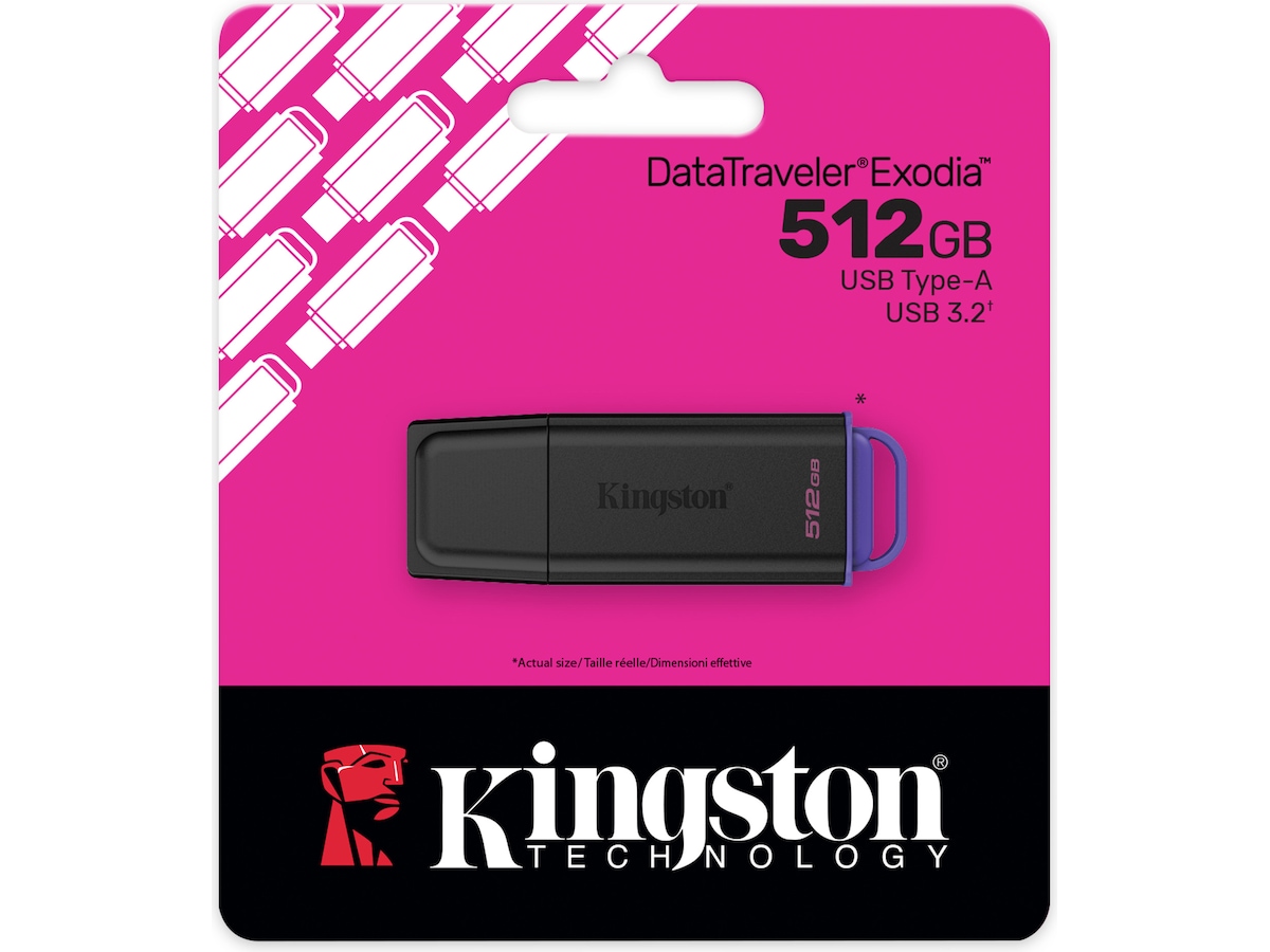 Kingston DataTraveler Exodia 512GB USB-Hukommelse
