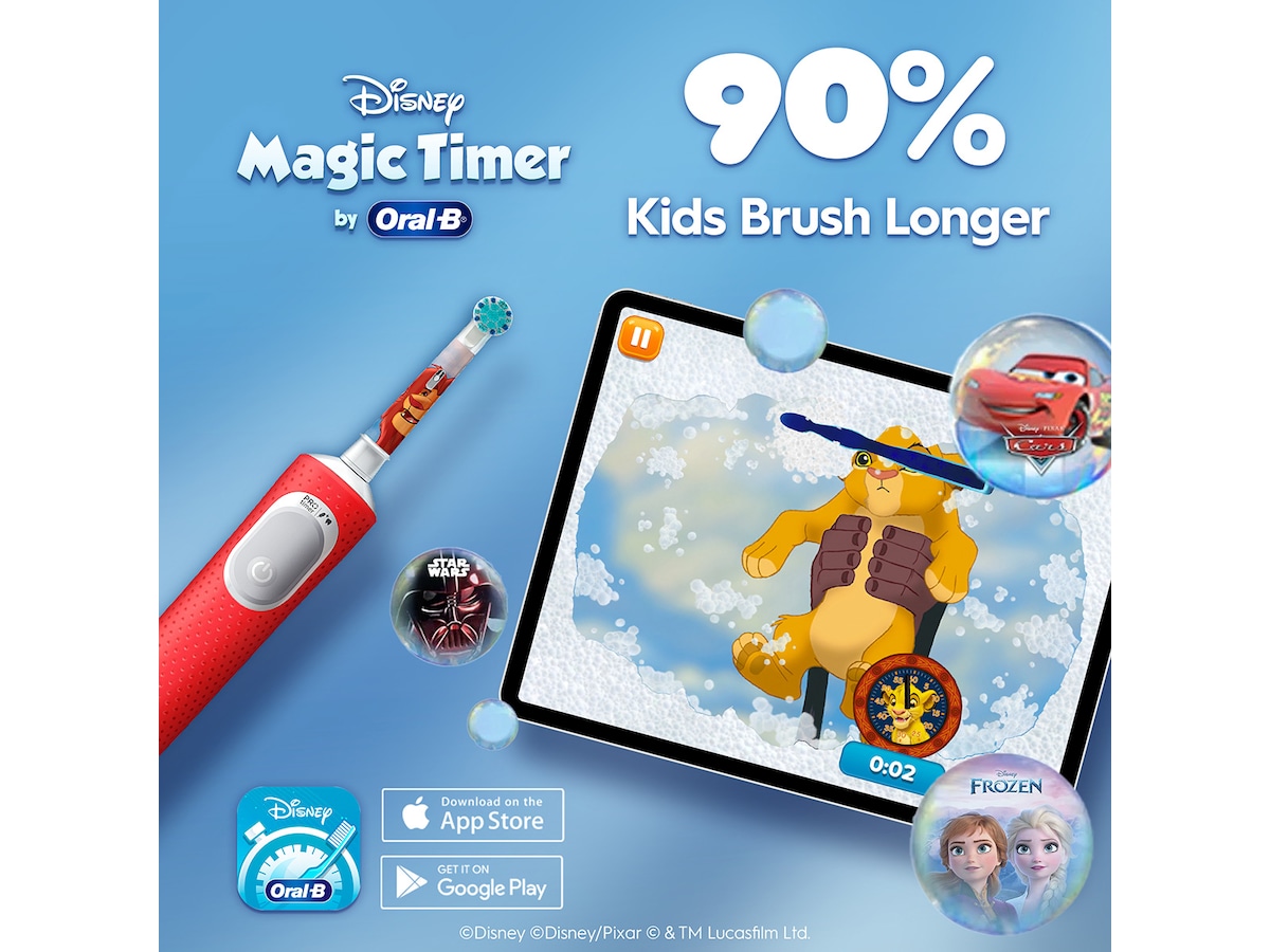 Vitality Pro Kids 3+ Lion King, Travel C Elektriske tandbørster