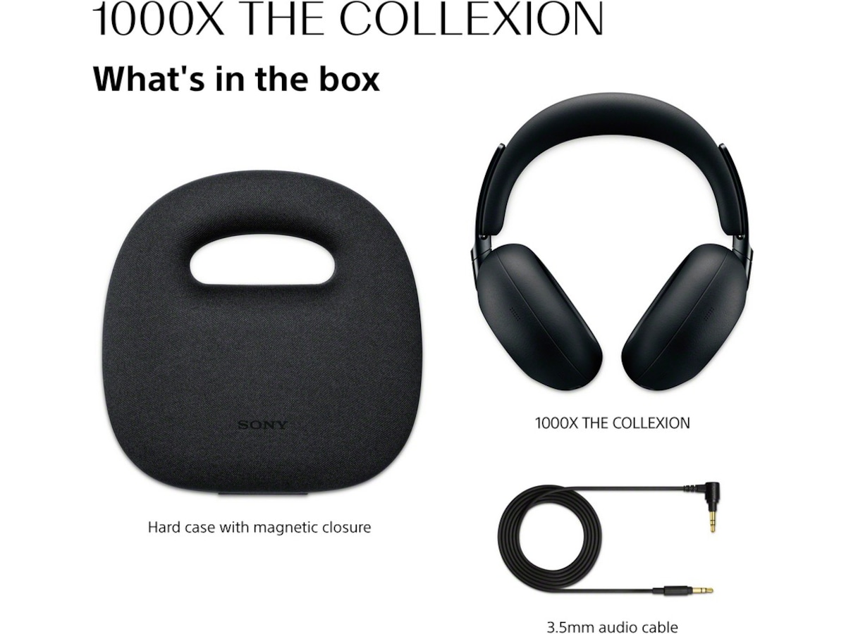 SONY 1000X THE COLLEXION Over-Ear Hovedtelefoner (sort) Høretelefoner