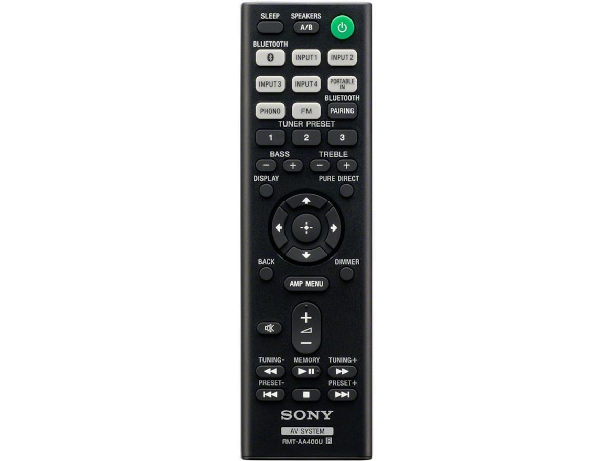 Sony STR-DH190 Stereoreceiver (sort) + Sony PS-LX3BT Receivere