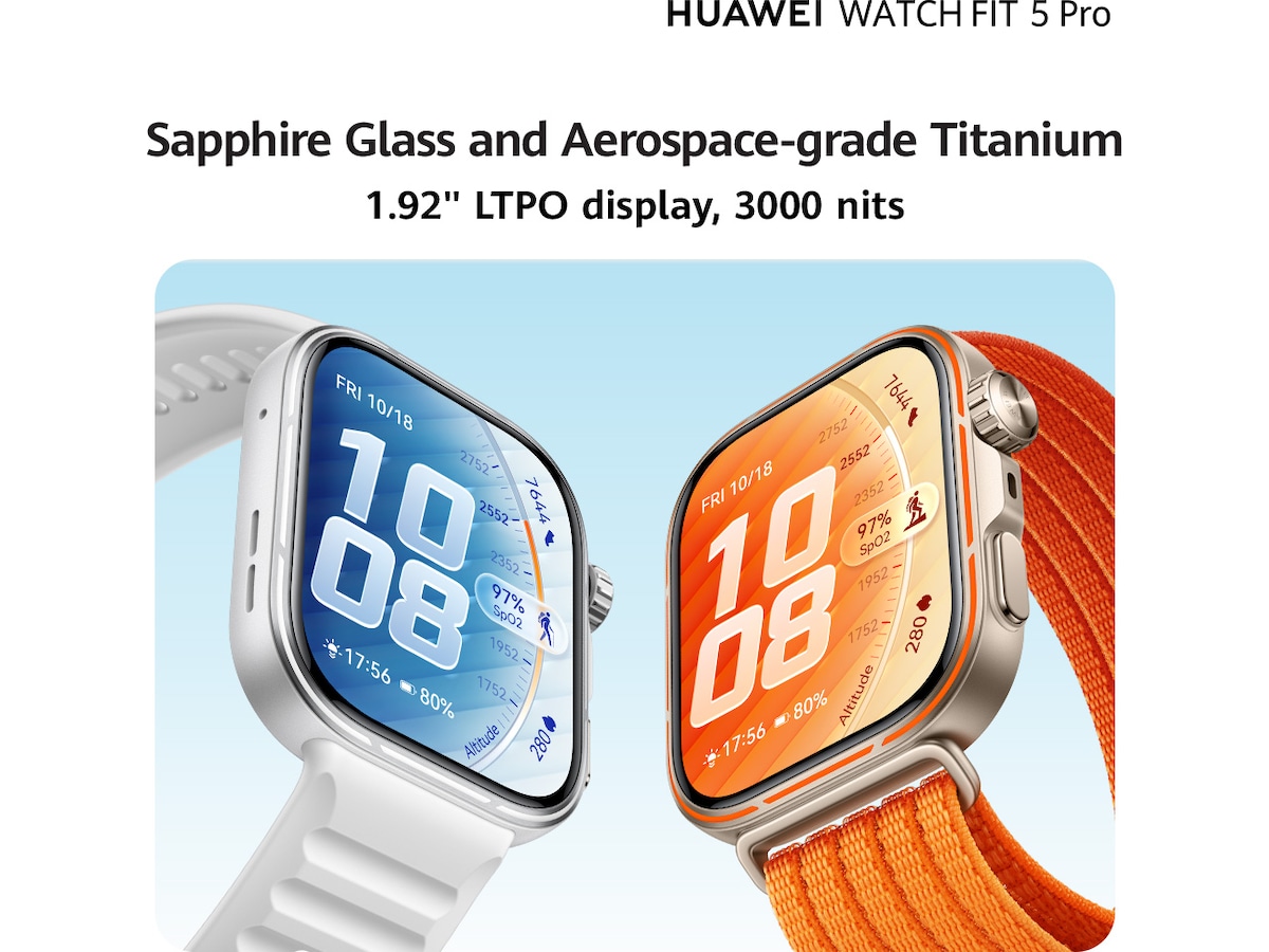 Huawei Watch Fit 5 Pro 44mm (sort) Smartwatches