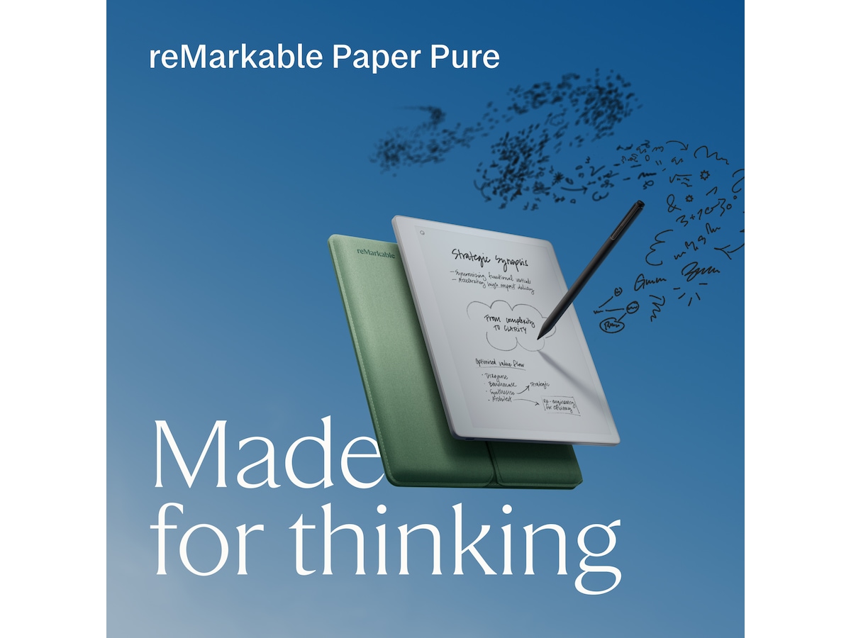 reMarkable Paper Pure 10,3" + Marker Plus + Sleeve Folio (mist green) Digitale paper