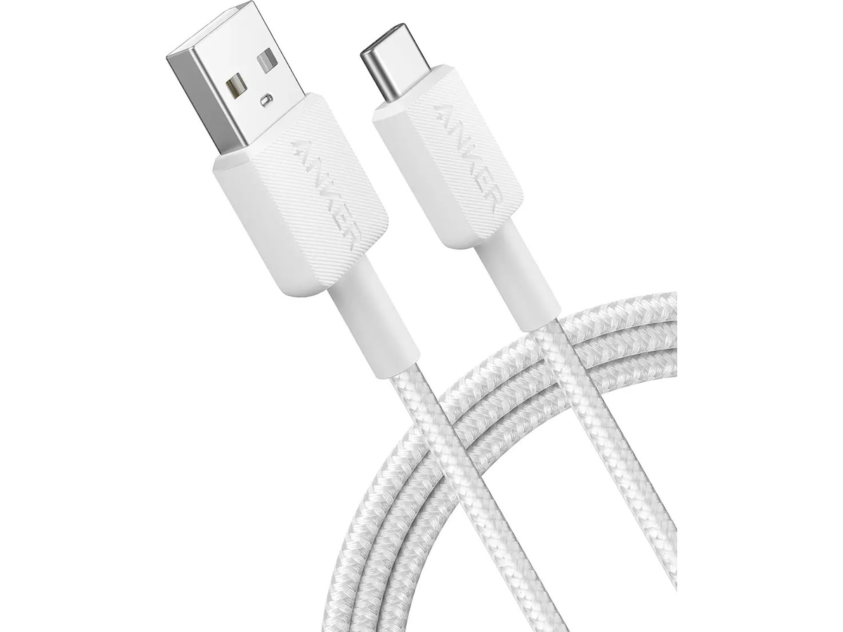 Anker 322 PowerLine USB-A til USB-C kabel 0,9m (hvid) USB-kabler
