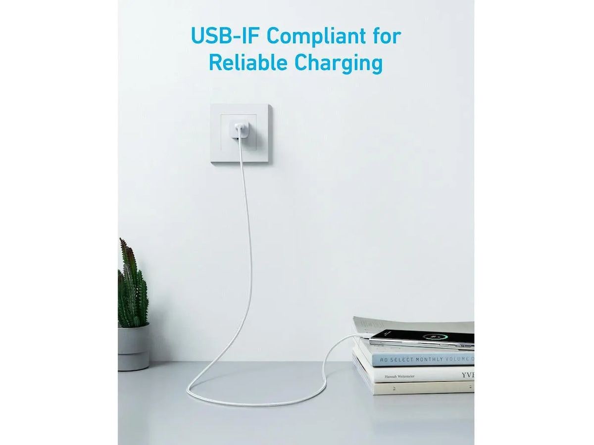 Anker 322 PowerLine USB-A til USB-C kabel 0,9m (hvid) USB-kabler