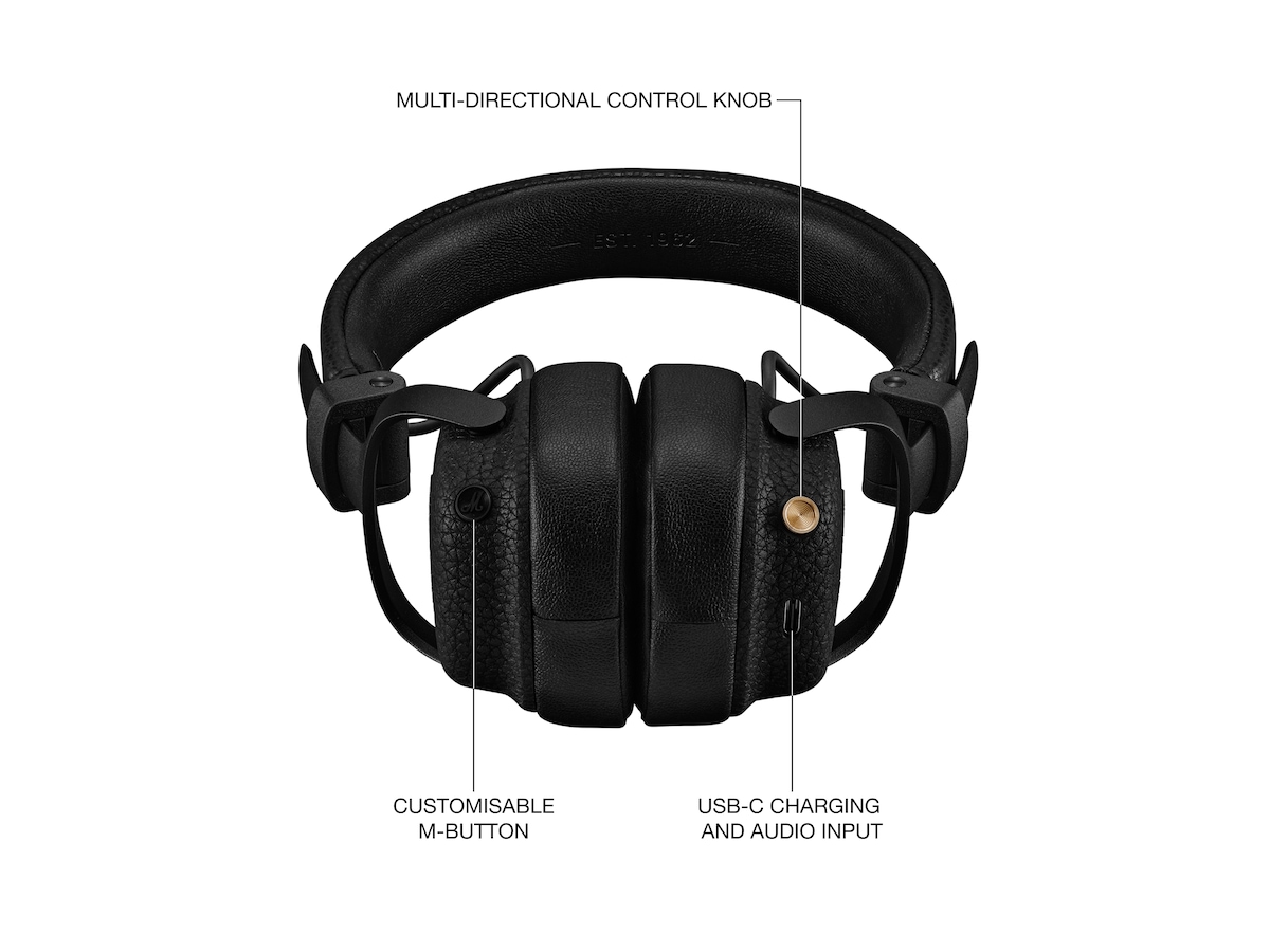 Milton A.N.C. Trådløse On-Ear Hovedtelefoner (sort) Høretelefoner