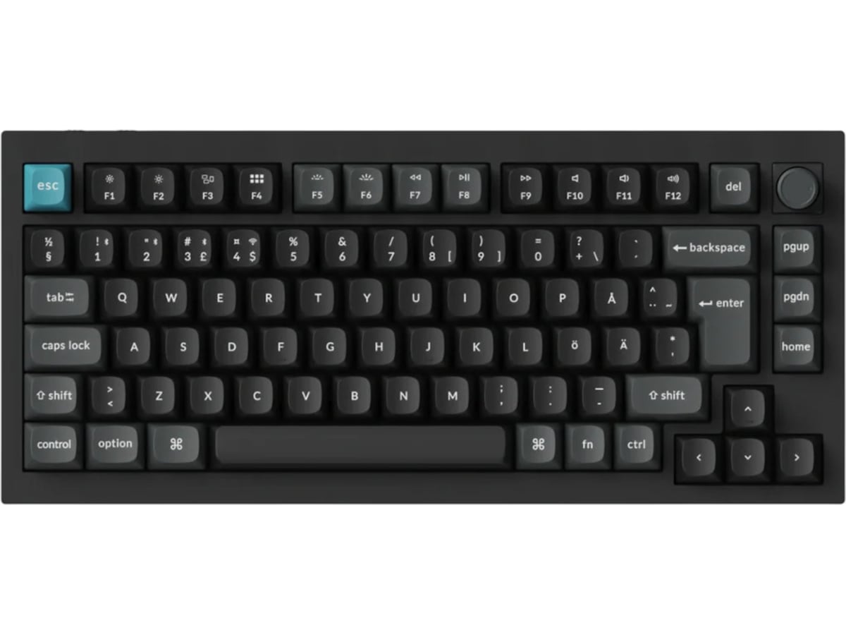Keychron Q1 Ultra 75% 8K Red Trådløst Gamingtastatur Gamingkeyboard