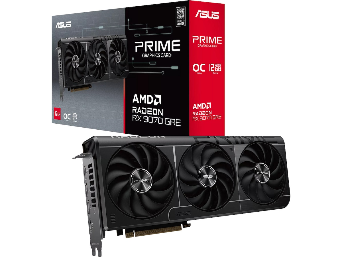 ASUS Prime Radeon RX 9070 GRE EVO OC Edition 12 GB Grafikkort