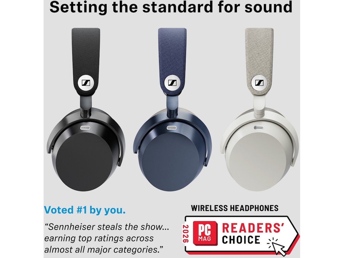 Sennheiser MOMENTUM 5 trådløse hovedtelefoner, Over-Ear (sort) Høretelefoner